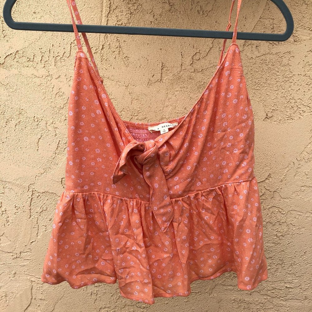 L.A. Hearts Floral Crop Top